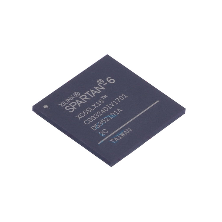 Chip provato originale IC XC6SLX16-2CSG324C del circuito integrato delle componenti di XC6SLX16-2CSG324C BGA nuovo