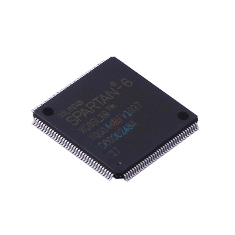 Chip provato originale IC XC6SLX9-2TQG144I del circuito integrato di distribuzione delle componenti di XC6SLX9-2TQG144I QFP-144 nuovo