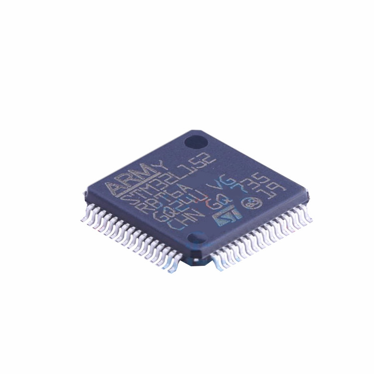 Chip provato originale IC STM32L152RBT6 del circuito integrato di distribuzione dei componenti elettronici di STM32L152RBT6 QFP64 nuovo
