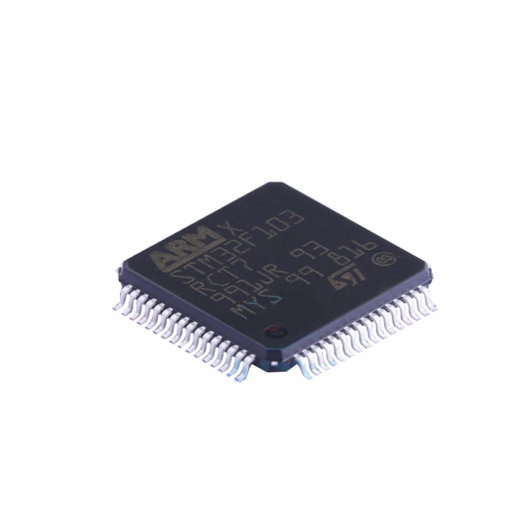 Chip provato originale IC STM32F103RCT7 del circuito integrato di distribuzione delle componenti di STM32F103RCT7 LQFP-64 nuovo
