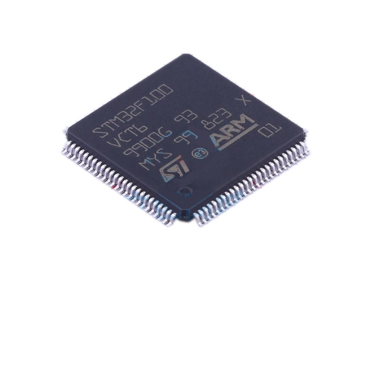 Chip provato originale IC STM32F100VCT6 del circuito integrato di distribuzione dei componenti elettronici di STM32F100VCT6 LQFP64 nuovo