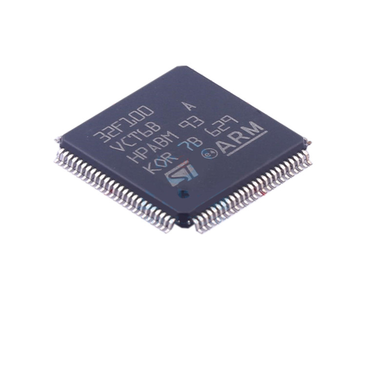 Chip provato originale IC STM32F100VCT6B del circuito integrato di distribuzione dei componenti elettronici di STM32F100VCT6B LQFP100 nuovo