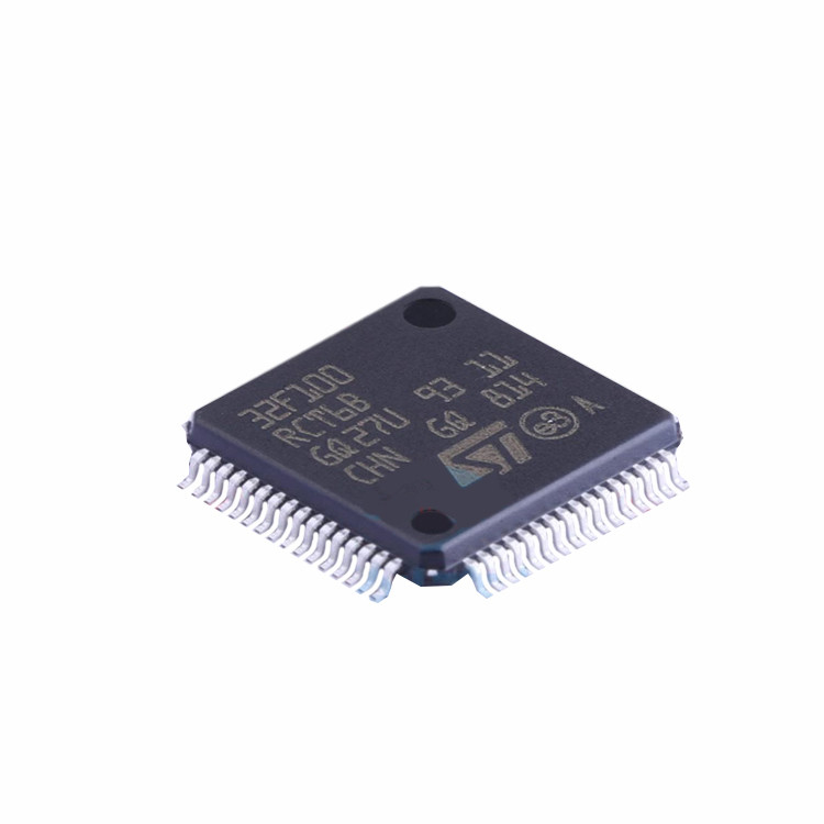 Chip provato originale IC STM32F100RCT6B del circuito integrato di distribuzione delle componenti di elettronica di STM32F100RCT6B LQFP64 nuovo