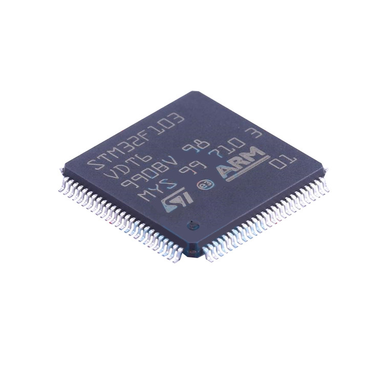 Nuovi e componenti elettronici originali LQFP-100 di STM32F103VDT6 nel chip di riserva STM32F103VDT6 di IC del circuito integrato