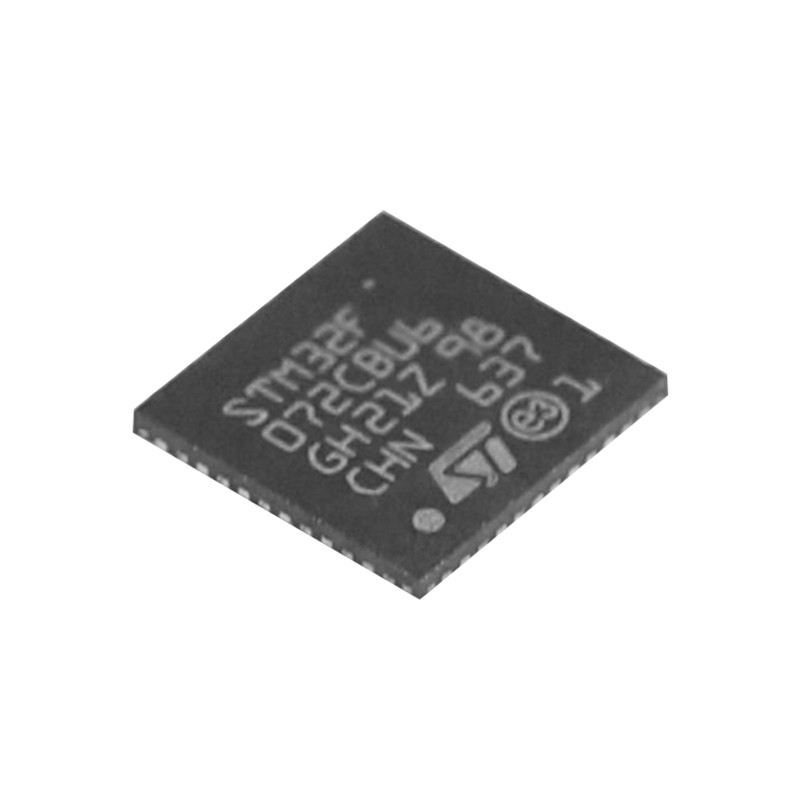 Chip provato originale IC STM32F072CBU6 del circuito integrato di distribuzione delle componenti di STM32F072CBU6 UFQFPN-48 nuovo