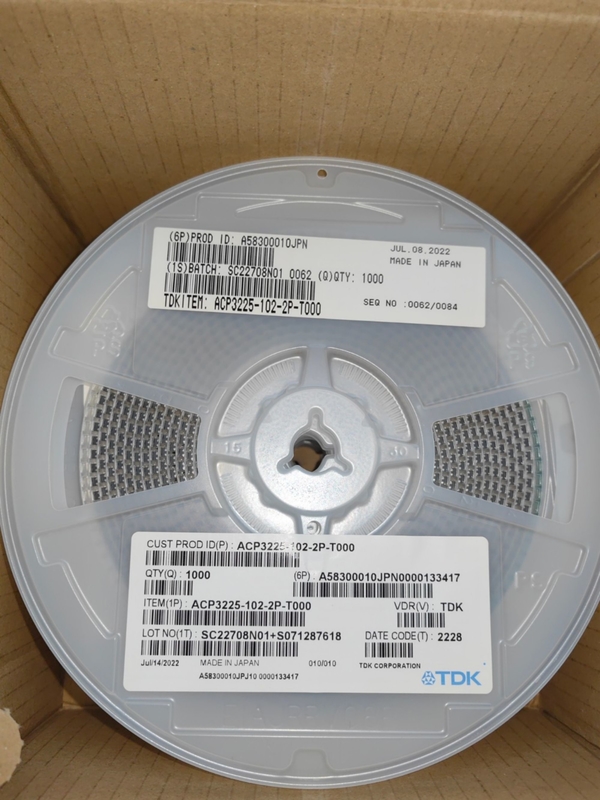 Chip IC, originale nuovissimo del circuito integrato di ACP3225-102-2P-T000 SMD, inutilizzato