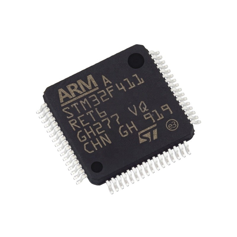 Nel chip di riserva STM32F411RET6 dei circuiti integrati CI dell'ISTANTANEO 64LQFP di IC MCU 32BIT 512KB dei microcontroller