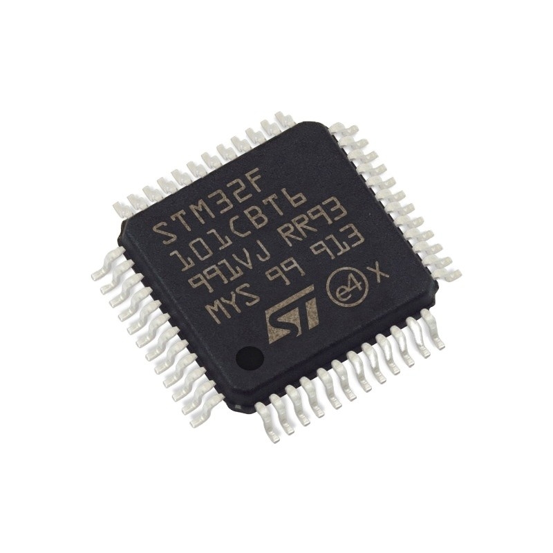Nel chip di riserva STM32F101CBT6 dei circuiti integrati CI dell'ISTANTANEO 48LQFP di IC MCU 32BIT 128KB dei microcontroller