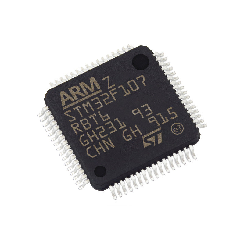 Chip STM32F107RBT6 dei circuiti integrati CI dell'ISTANTANEO 64LQFP in IC di riserva MCU 32BIT 128KB delle unità di elaborazione e dei microcontroller