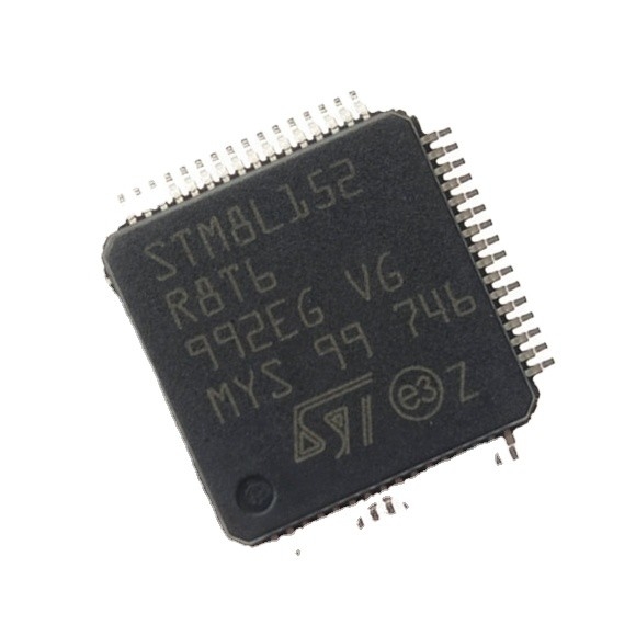 Chip STM8L152R8T6 dei circuiti integrati CI dell'ISTANTANEO 64LQFP in IC di riserva MCU 8BIT 64KB delle unità di elaborazione e dei microcontroller