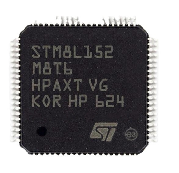 Chip STM8L152M8T6 dei circuiti integrati CI dell'ISTANTANEO 80LQFP in IC di riserva MCU 8BIT 64KB delle unità di elaborazione e dei microcontroller
