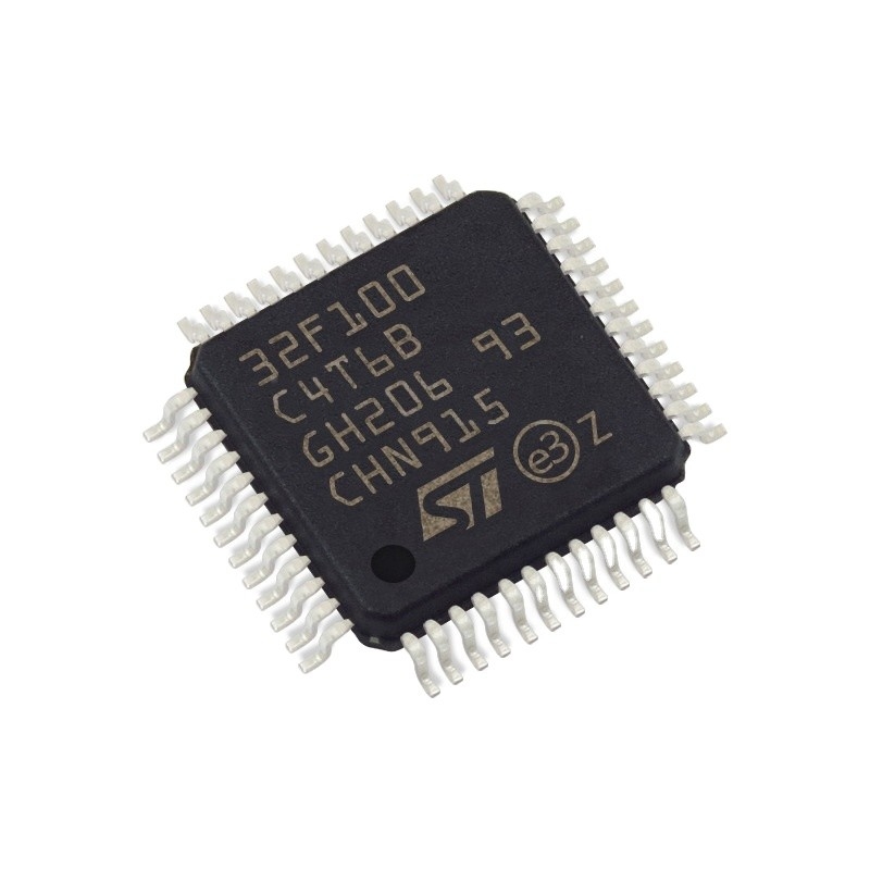 Nel chip di riserva STM32F100C4T6B dei circuiti integrati CI dell'ISTANTANEO 48LQFP di IC MCU 32BIT 16KB dei microcontroller