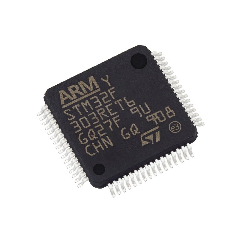 Nel chip di riserva STM32F303RET6 dei circuiti integrati CI dell'ISTANTANEO 64LQFP di IC MCU 32BIT 512KB dei microcontroller