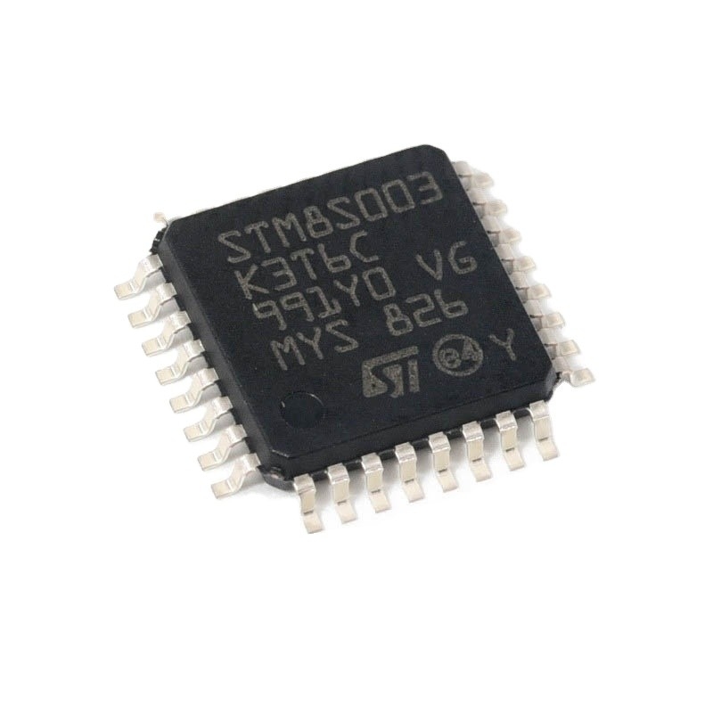 Nuovo chip componente istantaneo originale STM8S003K3T6C di 8 bit STM8 CISC 8KB 3.3V/5V 32-Pin LQFP Tray Electronic IC dei microcontroller MCU