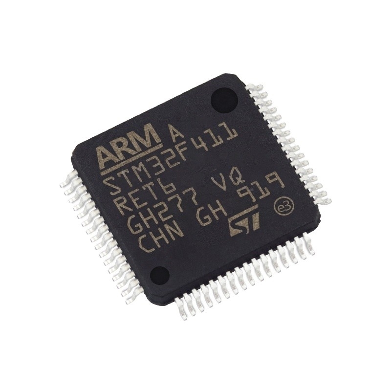 Nel chip di riserva STM32F411RET6 dei circuiti integrati CI dell'ISTANTANEO 64LQFP di IC MCU 32BIT 512KB dei microcontroller