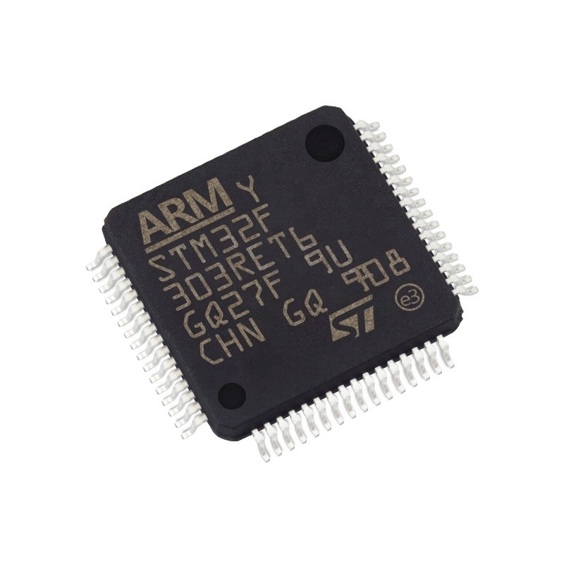 Nel chip di riserva STM32F303RET6 dei circuiti integrati CI dell'ISTANTANEO 64LQFP di IC MCU 32BIT 512KB dei microcontroller