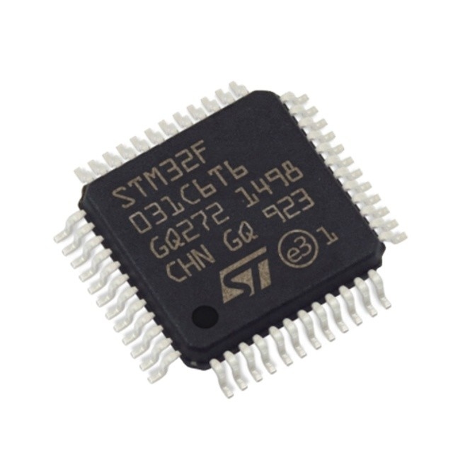 Nel chip programmabile STM32F031C6T6 dei microcontroller di IC MCU 32BIT 32KB dei circuiti integrati di riserva CI dell'ISTANTANEO 48LQFP