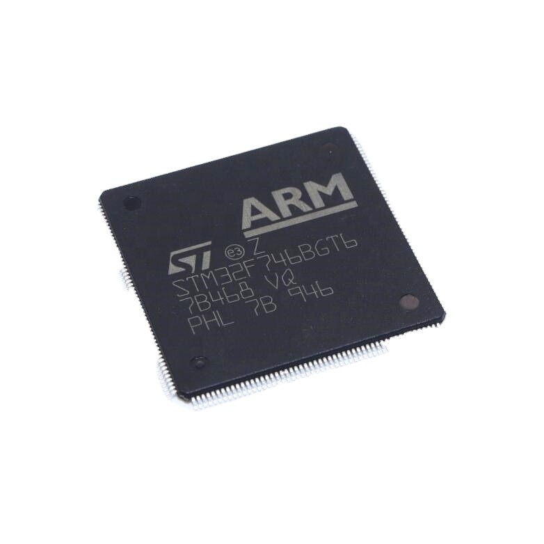 Componenti elettronici del microcontroller del chip STM32F746BGT6 IC MCU di IC del microcontroller dei circuiti integrati STM32F746 MCU LQFP208