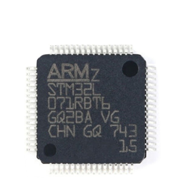 In circuiti integrati ISTANTANEI di riserva STM32L071RBT6 di componente elettronico 64LQFP di IC MCU 32BIT 128KB dei microcontroller
