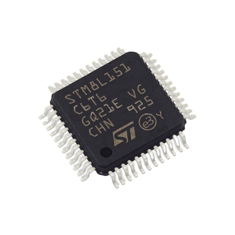 Nel chip di riserva STM8L151C6T6 dei circuiti integrati CI dell'ISTANTANEO 48LQFP di IC MCU 8BIT 32KB dei microcontroller