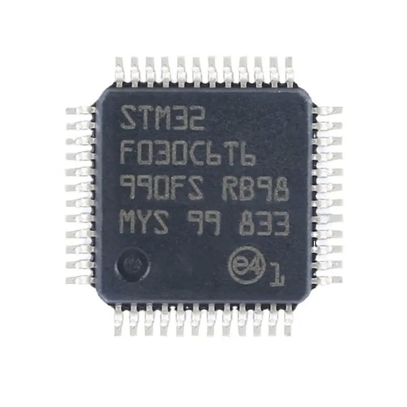 In circuiti integrati elettronici di riserva dei componants dell'ISTANTANEO 48LQFP di IC MCU 32BIT 32KB dei microcontroller BGA scheggia STM32F030C6T6