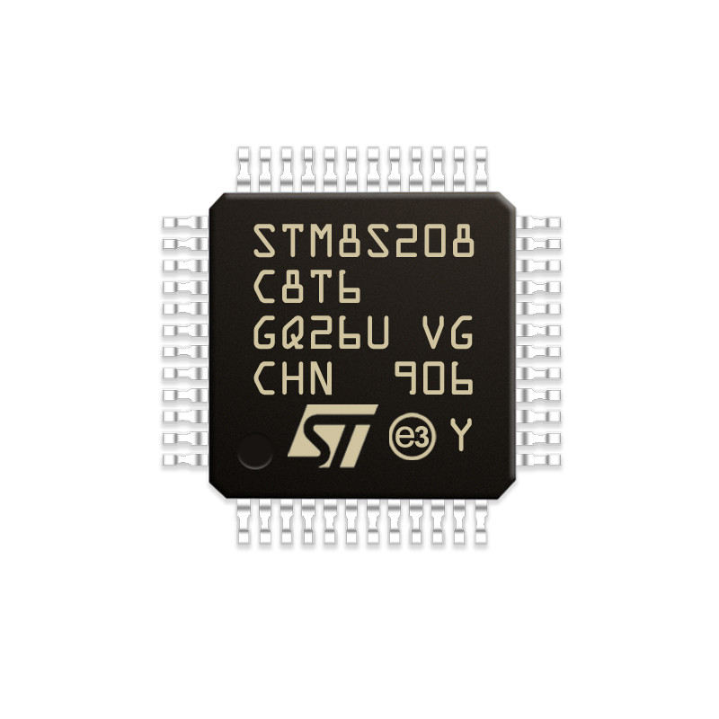 Microcontroller ISTANTANEO IC STM8S005C6T6 di serie di 8 bit 16MHz 32KB 48-LQFP STM di Chuangyunxinyuan STM8S005C6T6 MCU