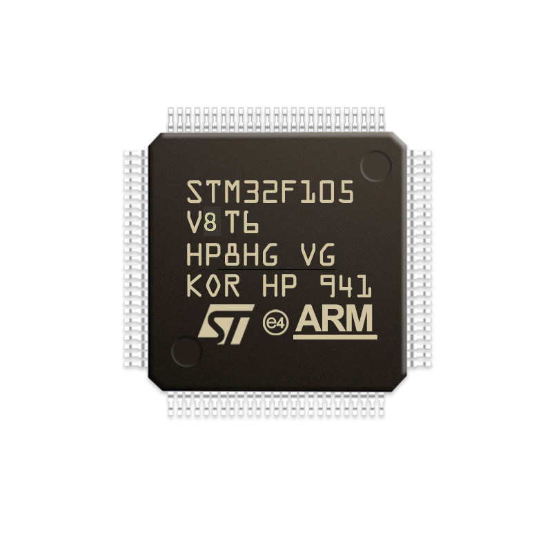 Chip di riserva originale originale STM32F105VCT6 del circuito integrato del microcontroller LQFP64 MCU di Chuangyunxinyuan STM32F105VCT6 IC