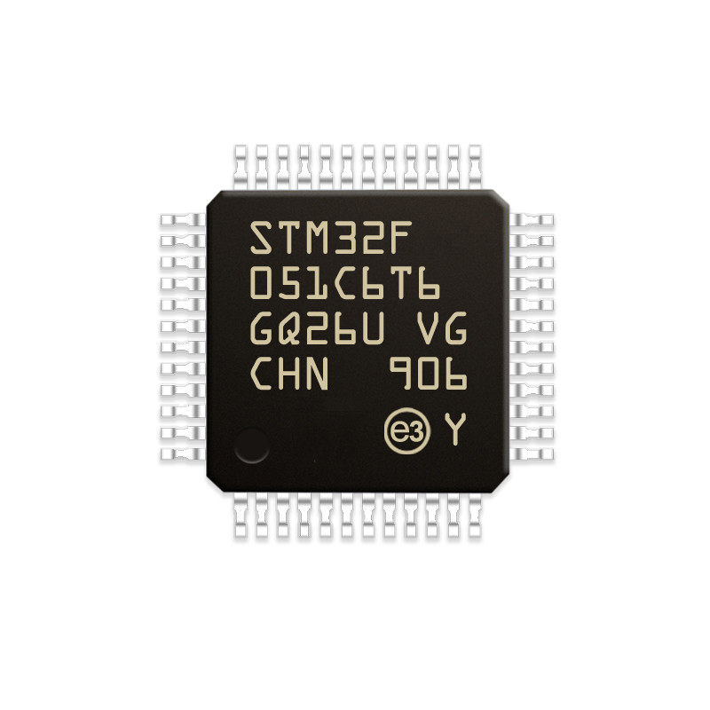 Microcontroller ISTANTANEO IC STM32F051C6T6 di serie di 8 bit 16MHz 32KB 48-LQFP STM di Chuangyunxinyuan STM32F051C6T6 MCU