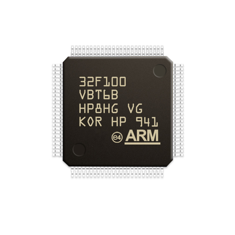 Qualità di Chuangyunxinyuan STM32F100VBT6B in microcontroller LQFP100 STM32F100VBT6B del circuito integrato MCU di componente elettronico del deposito