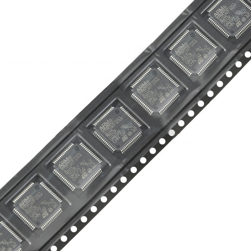 Marca originale dell'ISTANTANEO 64LQFP STM32F STM32F051 STM32F051R8T6 di IC MCU 32BIT 64KB del circuito integrato del microcontroller