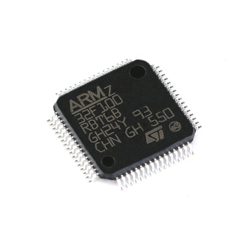 Nuova e di IC MCU 32BIT 128KB elettronica componente ISTANTANEA originale 64LQFP STM32F100RBT6B di Chuangyunxinyuan