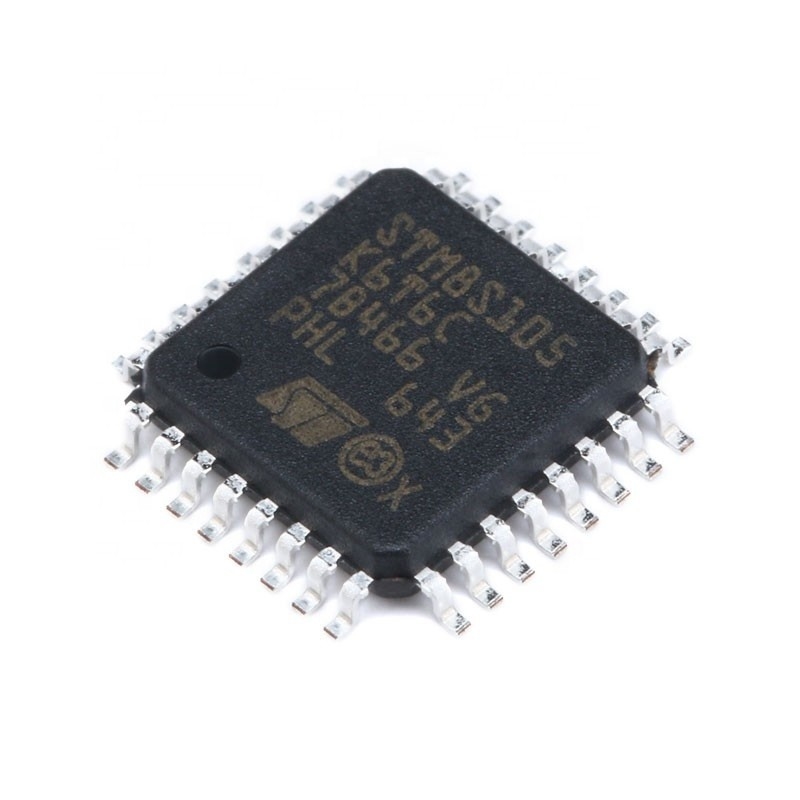 I microcontroller incastonati originali componenti IC di elettronica BOM LQFP32 dei circuiti integrati di Chuangyunxinyuan scheggia STM8S105K6T6C
