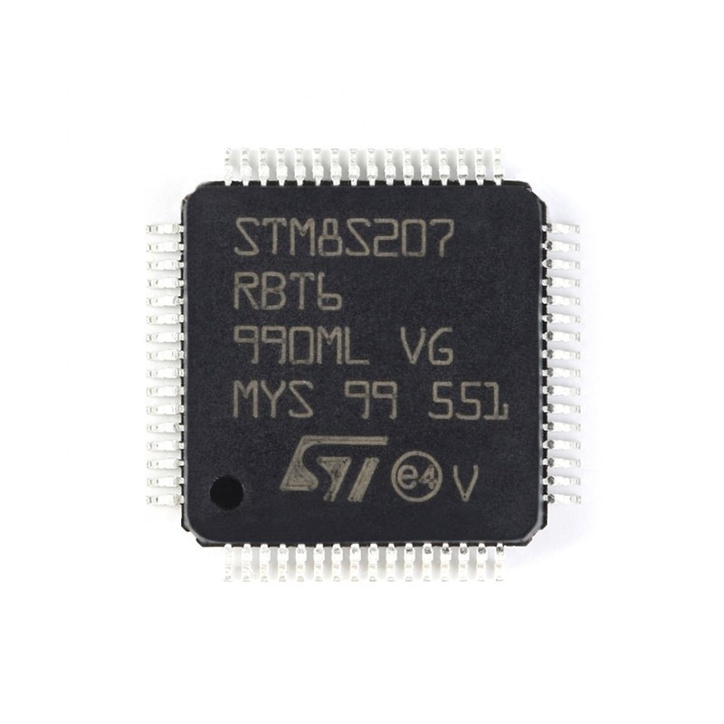 Nuovo e dei rifornimenti di IC MCU 8BIT 128KB FLASH elettrico originale 64LQFP STM STM8S207RBT6 di Chuangyunxinyuan