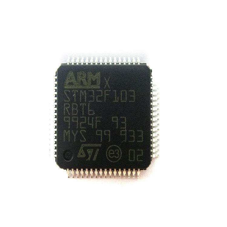 Perno istantaneo 2.5v/3.3v 64 Lqfp CI di M3 Risc 128kb del braccio di 32 bit Stm32f1 di STM32F103RBT6 Mcu