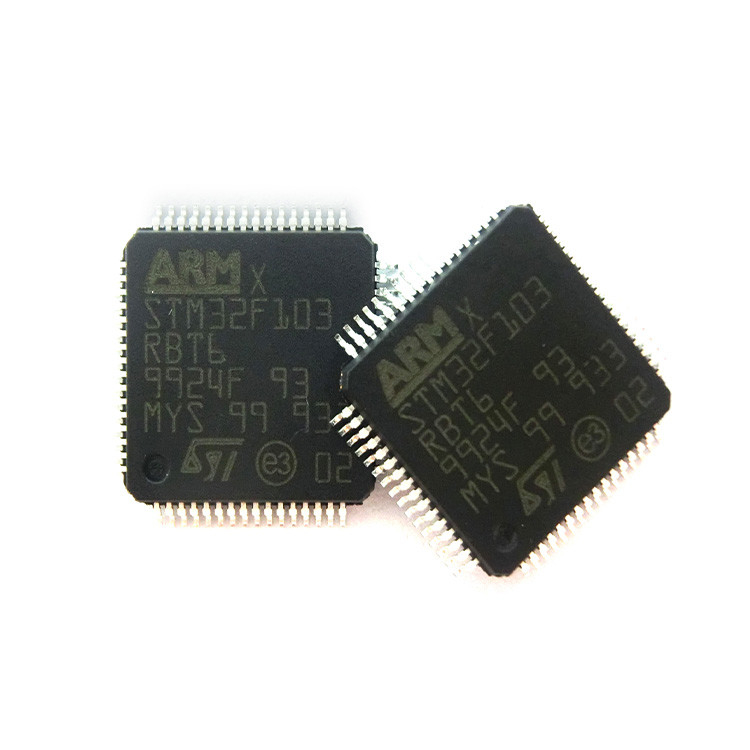 Perno istantaneo 2.5v/3.3v 64 Lqfp CI di M3 Risc 128kb del braccio di 32 bit Stm32f1 di STM32F103RBT6 Mcu