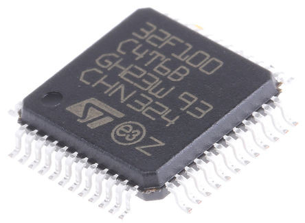 Chip STM32F100C4T6B IC dei circuiti integrati CI dell'ISTANTANEO 48LQFP di IC MCU 32BIT 16KB dei microcontroller di STM32F100C4T6B in AZIONE
