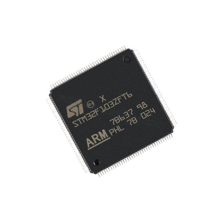 Nuovo e IC originale SCHEGGIA la memoria 768KB 144 LQFP STM32F103ZFT6 di programma del CPU 72MHz di M3 32bit della corteccia STM32F103